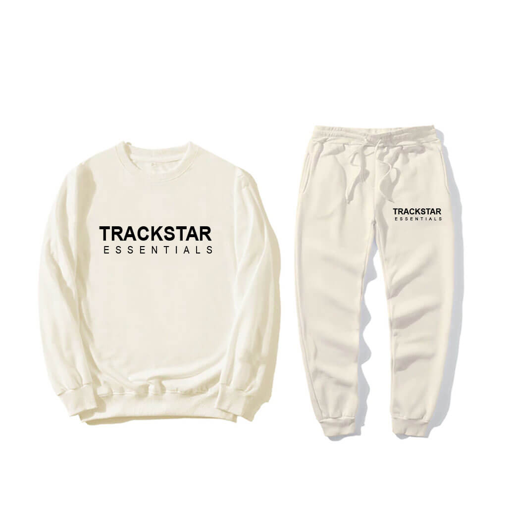 Trackstar Premium Tracksuit For Men – Cream Trackstar Premium Tracksuit For Men – Cream
