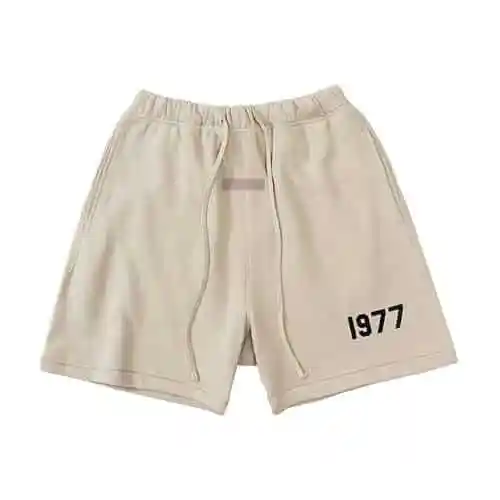 Essentials 8th Collection 1977 Flocking Letter Shorts Apricot Essentials 8th Collection 1977 Flocking Letter Shorts Apricot