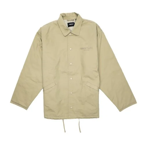 Fear of God ESSENTIALS Twill Jacket – Khaki Fear of God ESSENTIALS Twill Jacket – Khaki
