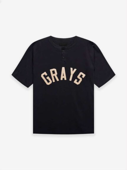 Grays Henley Tee – Black